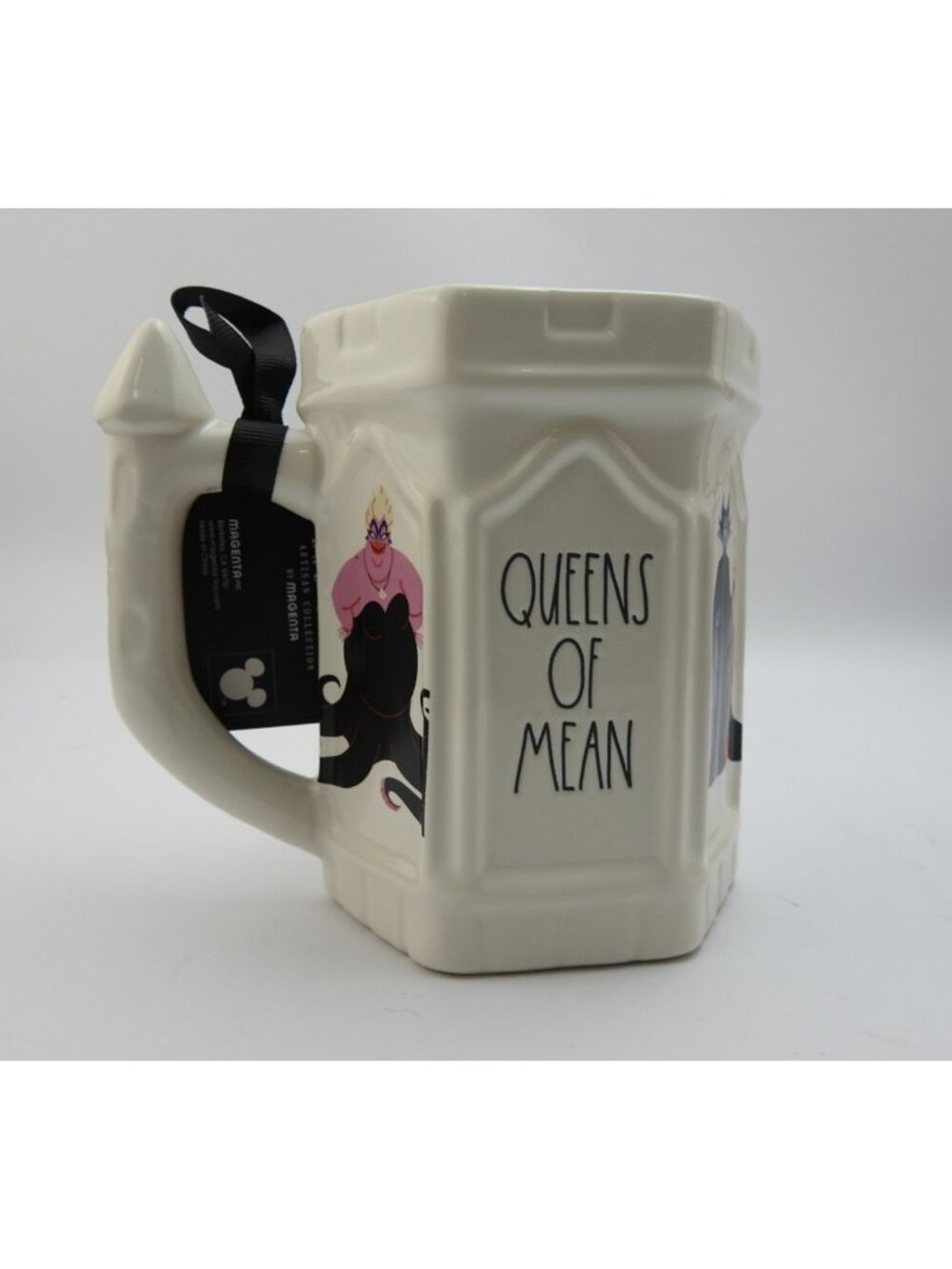 Disney Villains Rae Dunn Queens Of Mean Double Sided Ceramic Mug New Tags